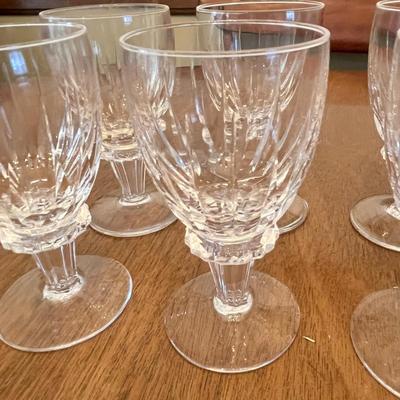 Lot 336 Heavy Crystal stemware