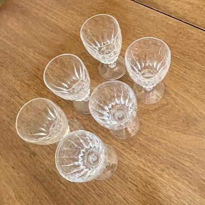 Lot 336 Heavy Crystal stemware