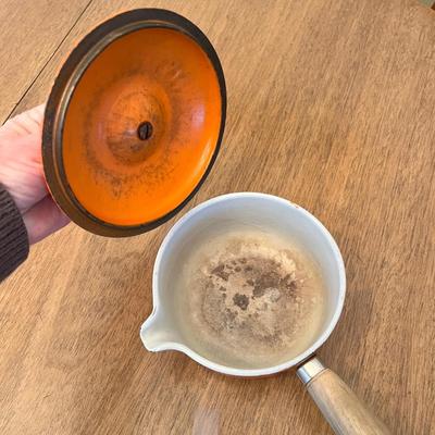 Lot 339 Enamel Sauce pan