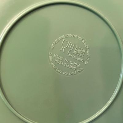 Lot 345 Melmac plates
