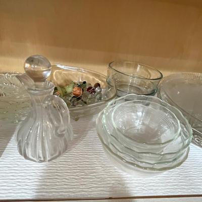Lot 353 Lot of Crystal glassware