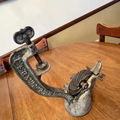Lot 377 Antique Cherry pitter