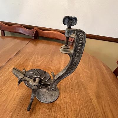Lot 377 Antique Cherry pitter