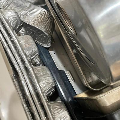 Lot 380 Drawer of Tin cook ware
