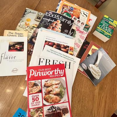 Lot 384 Cook book leaflets
