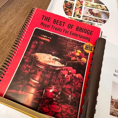 Lot 386 Bound cook books