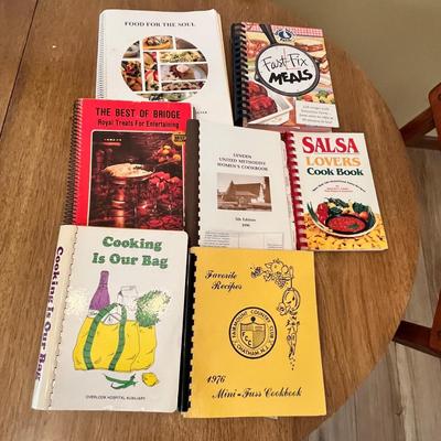 Lot 386 Bound cook books