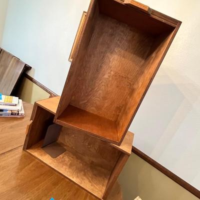 Lot 395 Wood boxes