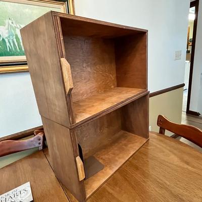 Lot 395 Wood boxes