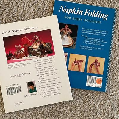lot 398 Books on napkin displays