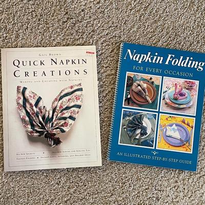 lot 398 Books on napkin displays