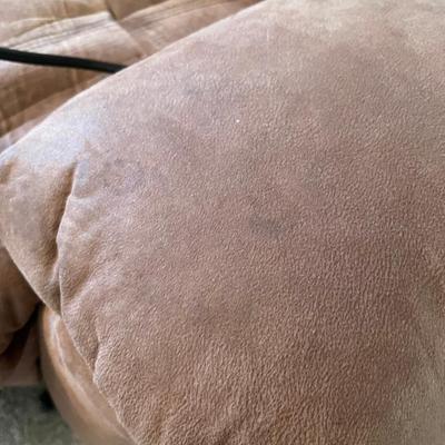 lot 406 Brown Suede Lift chair