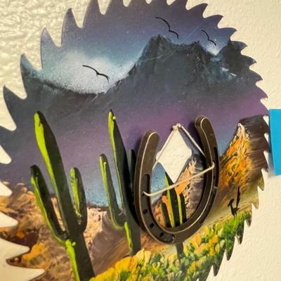 lot 427 Saw blade painting