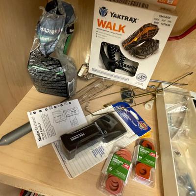 lot 436 Shelf of hardware & tools