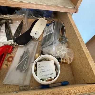 lot 441 Drawer full of gardening items