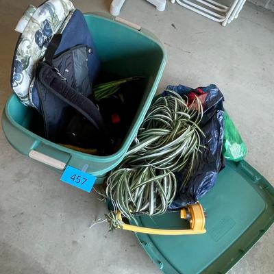 lot 457 Tote of stuff