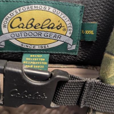 Cabela's XL-XXL Hunting Strap Vest w/ Seat & Poles #14