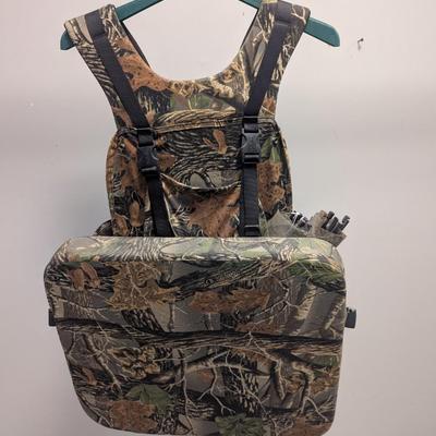 Cabela's XL-XXL Hunting Strap Vest w/ Seat & Poles #14