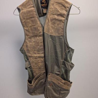 Redo Browning Size XL Brown Shooting/Hunting Vest #16