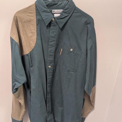 Columbia Size XL Long Sleeve Hunting Shooting Padded Shoulder
