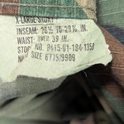 Size XL/Long Shirt & XL/Short Pants Camo #20