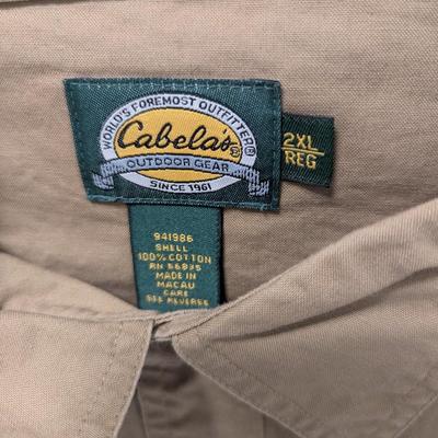 Cabela's Long Sleeve Size 2XL Shirt #28