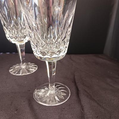 4 WATERFORD STEMMED CEYSTAL GLASSES