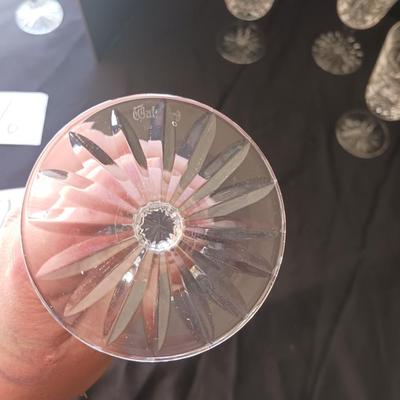 4 WATERFORD STEMMED CEYSTAL GLASSES