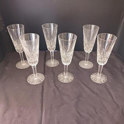6 WATERFORD CRYSTAL GLASSES