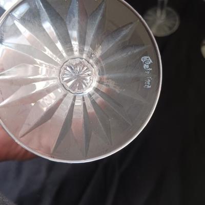 6 WATERFORD CRYSTAL GLASSES