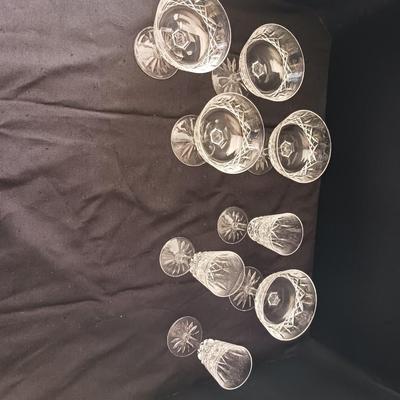 VARIETY OF CRYSTAL STEMWARE