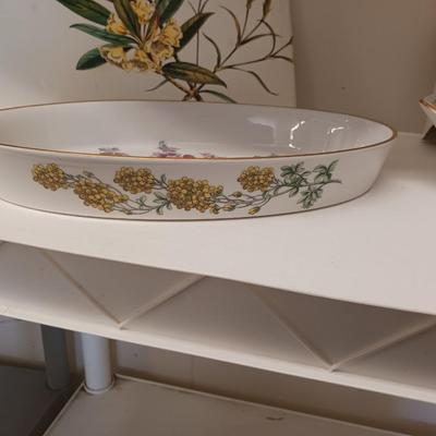 2 SPODE SERVING DISHES