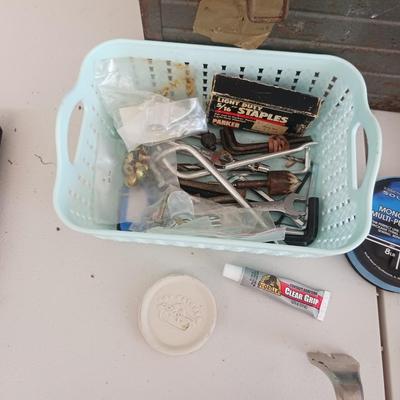 TOOL BOX AND VARIOUS HAND TOOLS