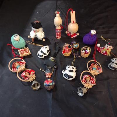 HANDCRAFTED ASIAN THEMED ORNAMENTS