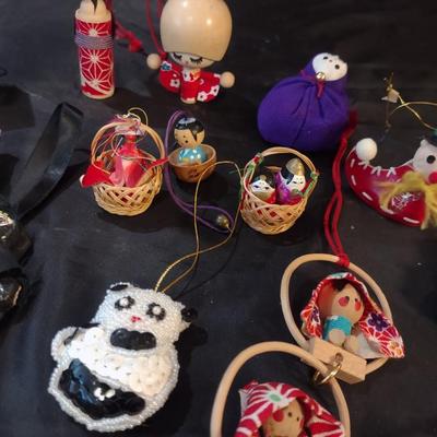 HANDCRAFTED ASIAN THEMED ORNAMENTS