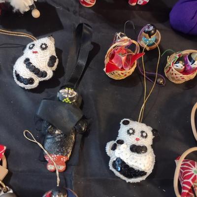 HANDCRAFTED ASIAN THEMED ORNAMENTS