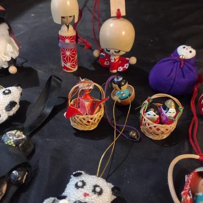 HANDCRAFTED ASIAN THEMED ORNAMENTS