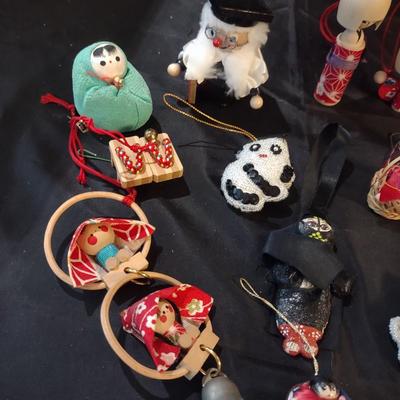 HANDCRAFTED ASIAN THEMED ORNAMENTS