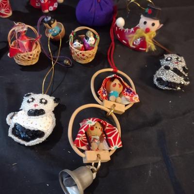 HANDCRAFTED ASIAN THEMED ORNAMENTS