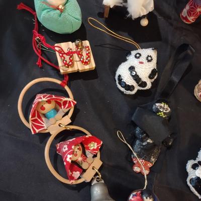HANDCRAFTED ASIAN THEMED ORNAMENTS