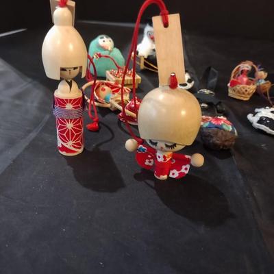 HANDCRAFTED ASIAN THEMED ORNAMENTS