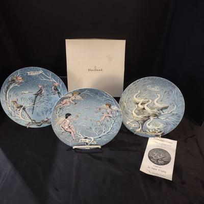TWELVE DAYS OF CHRISTMAS COLLECTOR'S PLATES (4, 5 & 6)