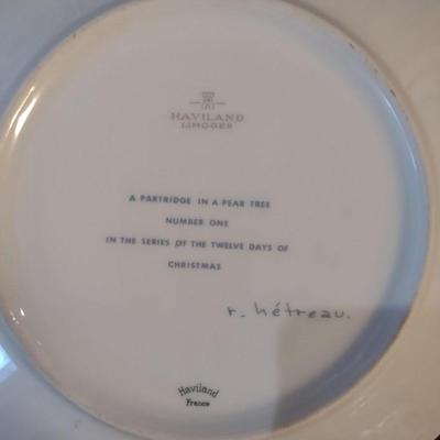 TWELVE DAYS OF CHRISTMAS COLLECTOR'S PLATES (1, 2 & 3)
