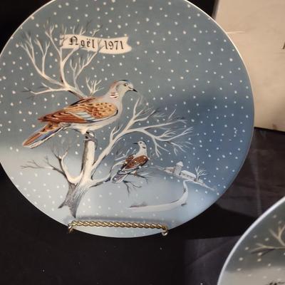 TWELVE DAYS OF CHRISTMAS COLLECTOR'S PLATES (1, 2 & 3)