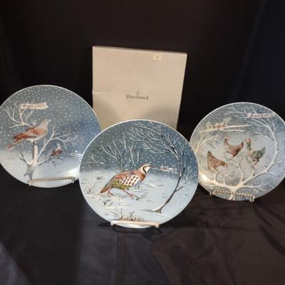 TWELVE DAYS OF CHRISTMAS COLLECTOR'S PLATES (1, 2 & 3)