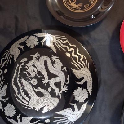 ASAIN DECORATIVE PLATES AND MEDALLION