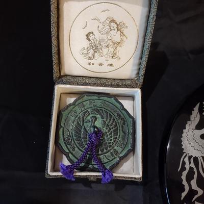 ASAIN DECORATIVE PLATES AND MEDALLION