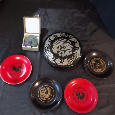 ASAIN DECORATIVE PLATES AND MEDALLION