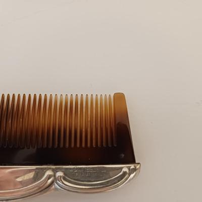STERLING SILVER BRUSH, COMB AND MIRROR VANITY SET