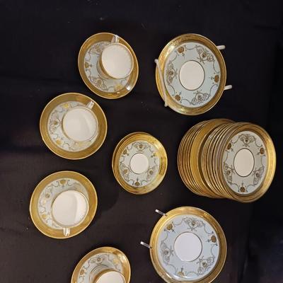 TIFFANY & CO NEW YORK MASE IN ENGLAND SAUCERS AND 3 CUPS